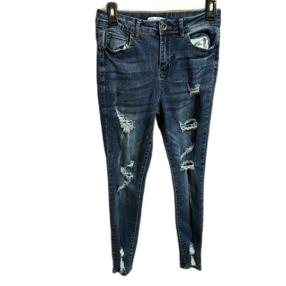 Thread & Others Distressed Jeans Size‎ 7/8 - Picture 1 of 16